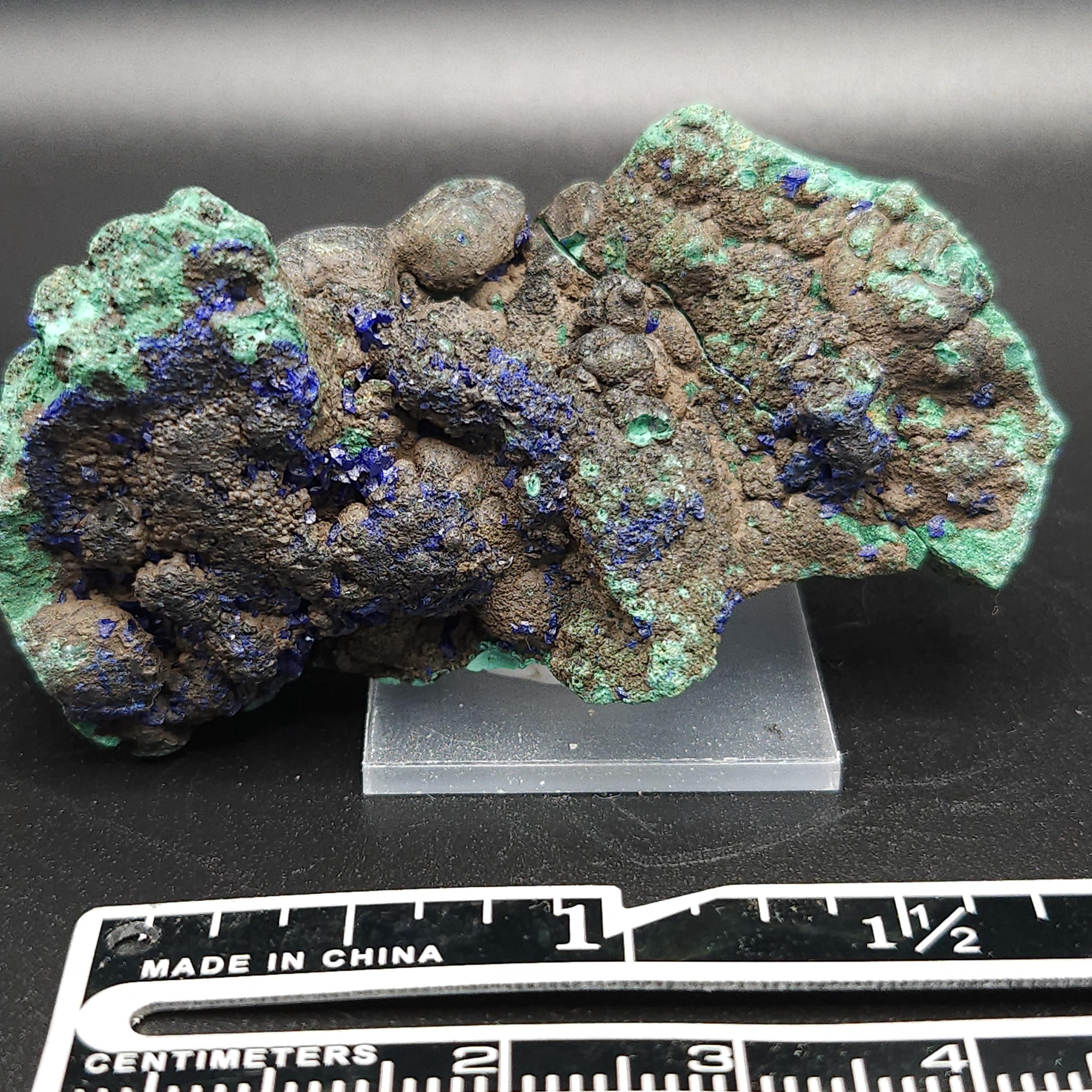 Azurite and Malachite – Morenci Mine, Greenlee County, Arizona by Sacred Alchemy Studios