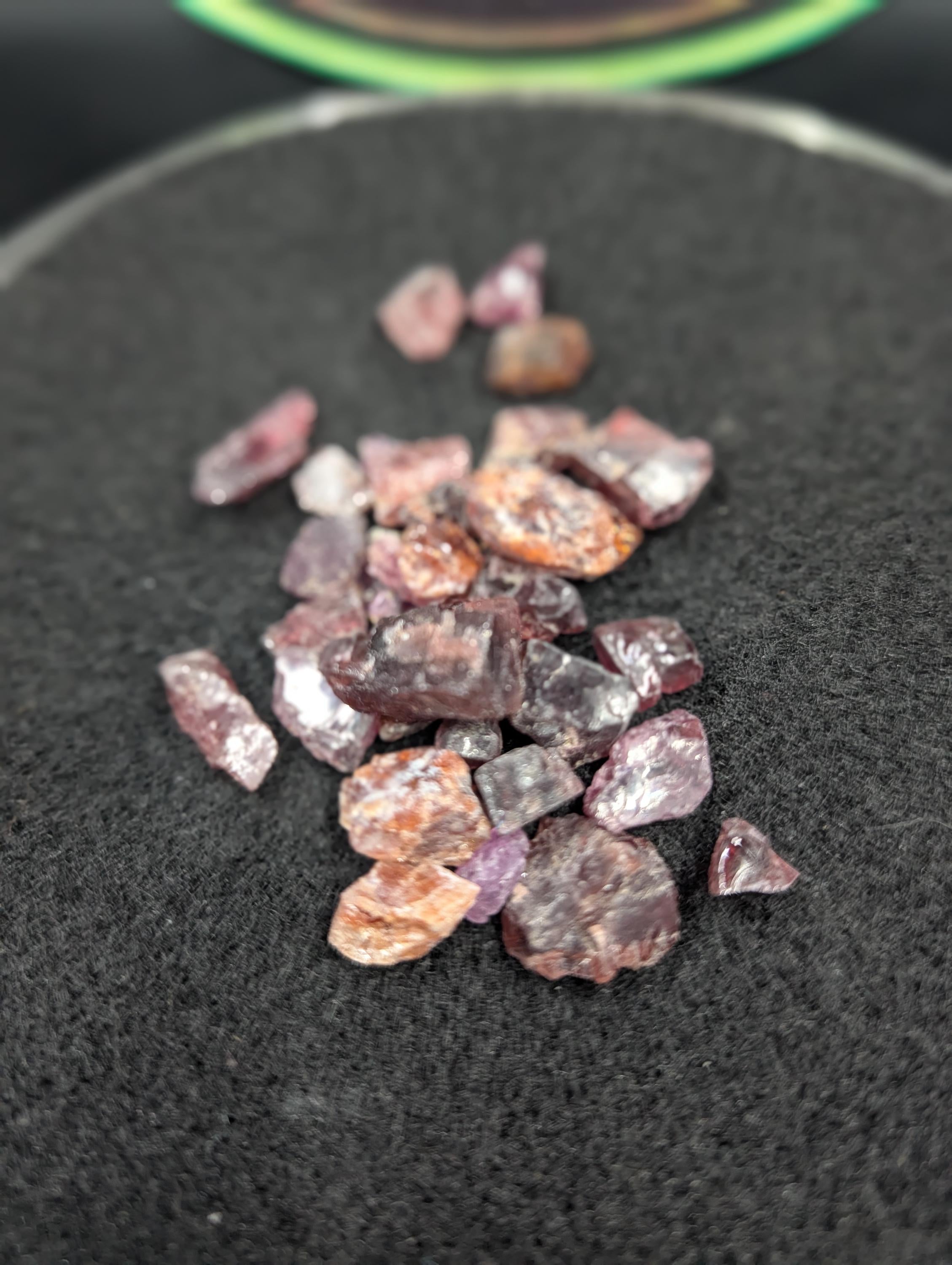 Rhodolite Garnet – 1 oz Natural Stones from Tanzania by Sacred Alchemy Studios