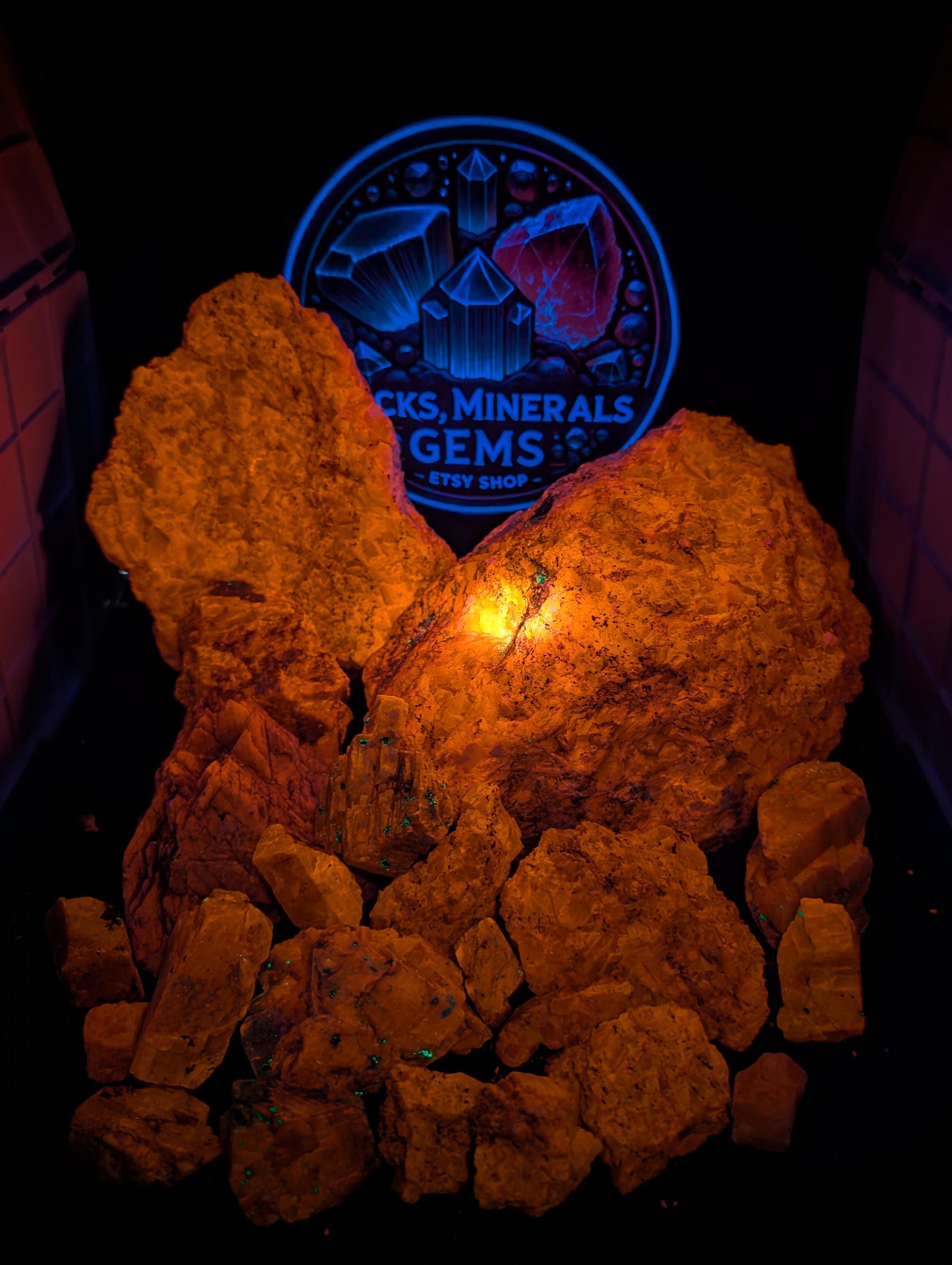 Calcite - Franklin, NJ - Calcite Only- 450g by Sacred Alchemy Studios