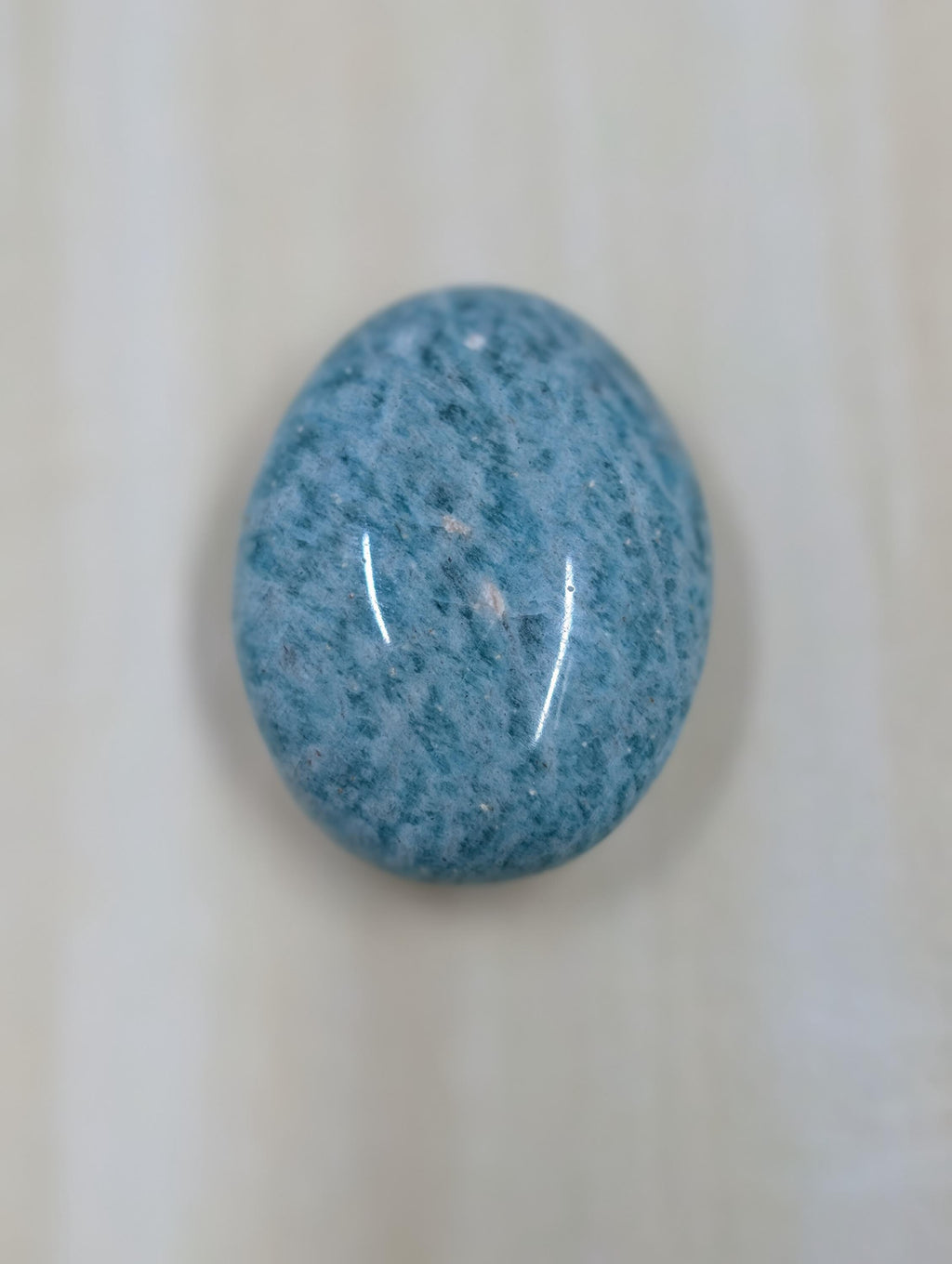 Amazonite Palm Stone - Mined in Pikes Peak, Colorado - Smooth Cabochon Finish
