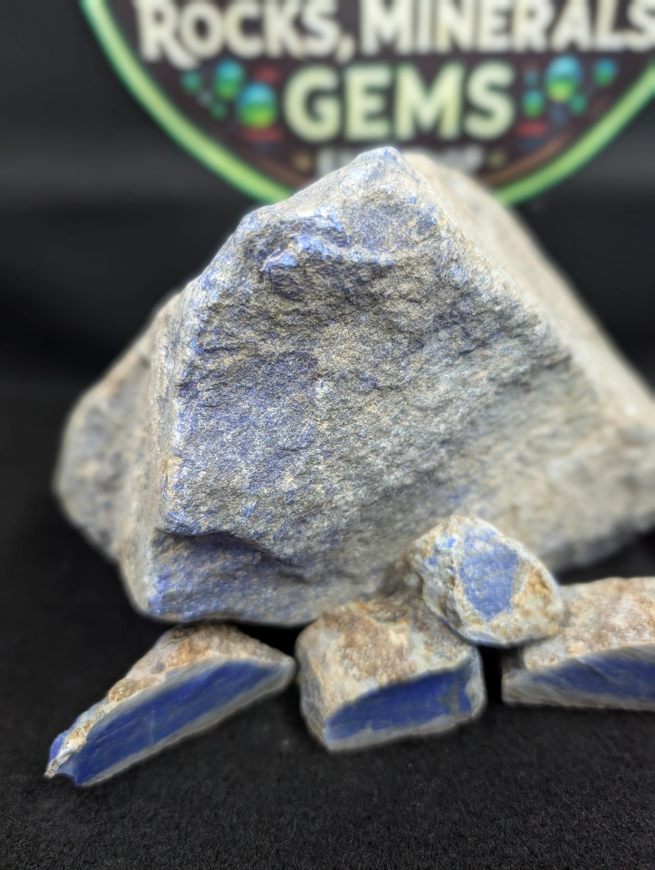 Lapis Lazuli – Afghanistan – Sar-e-Sang Mine - 450g by Sacred Alchemy Studios