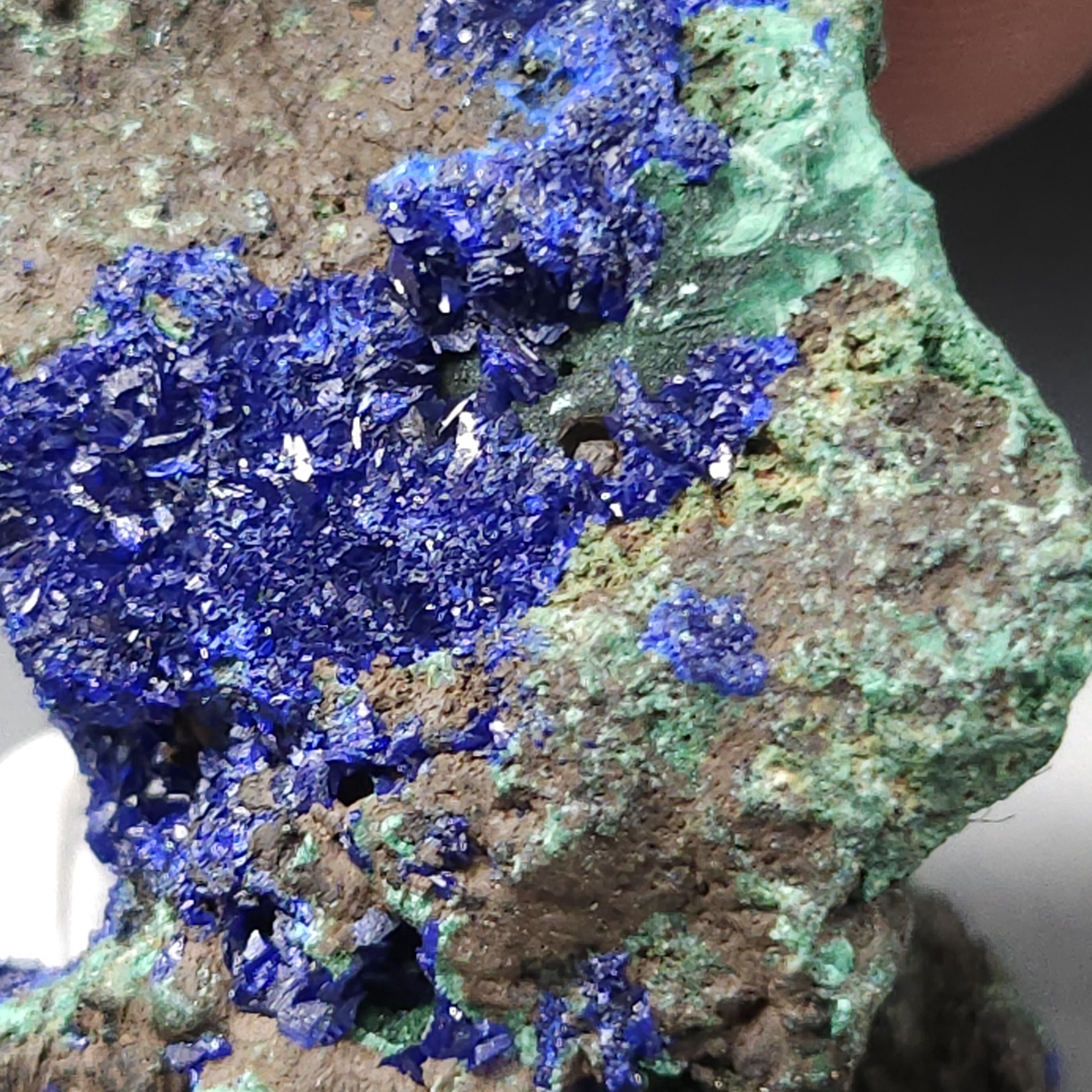 Azurite and Malachite – Morenci Mine, Greenlee County, Arizona by Sacred Alchemy Studios