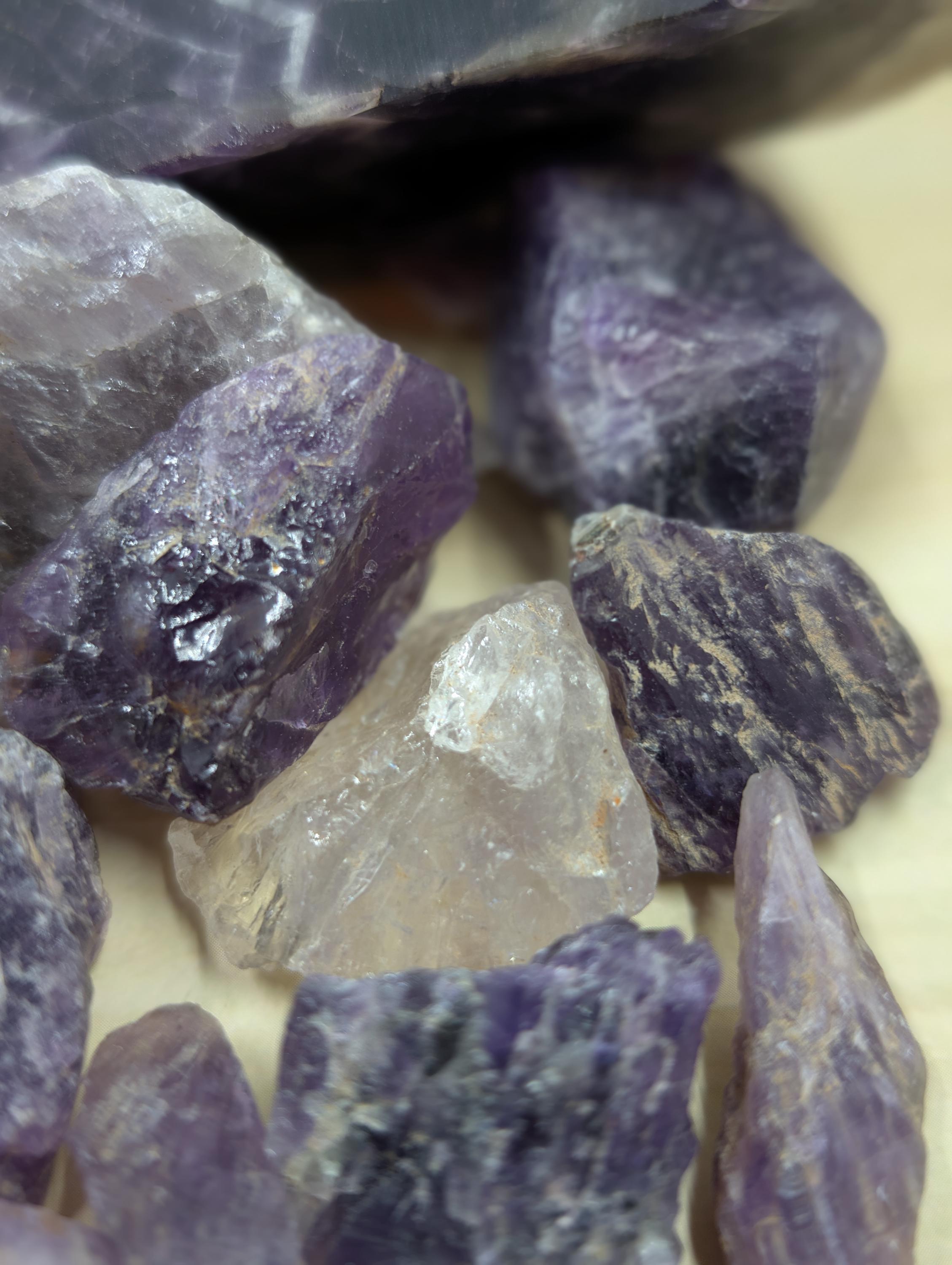 Amethyst Ruff - Rwanda - Top Grade - 200 grams by Sacred Alchemy Studios
