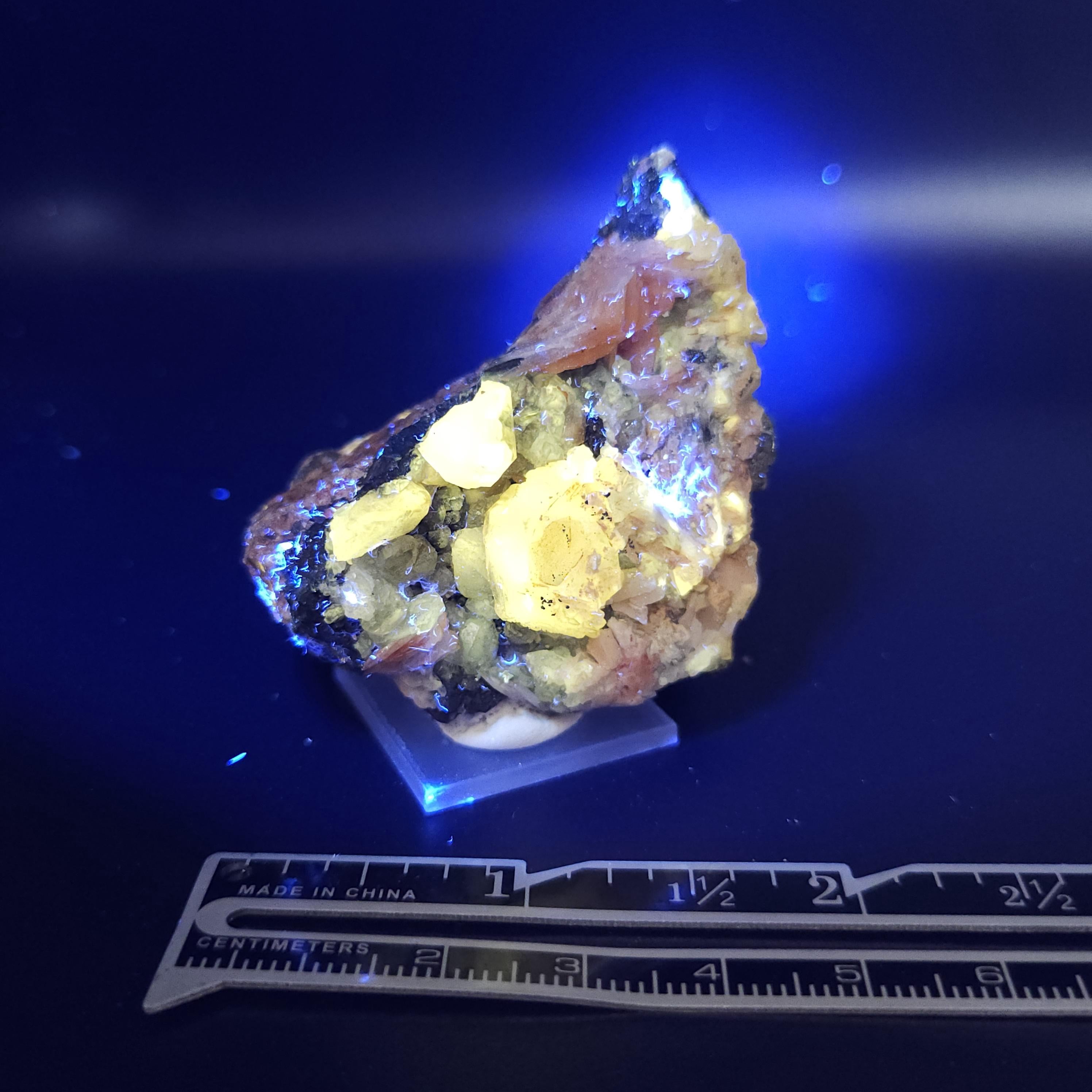 Barite & Cerussite on Galena – Morocco - Mibladen Mine by Sacred Alchemy Studios