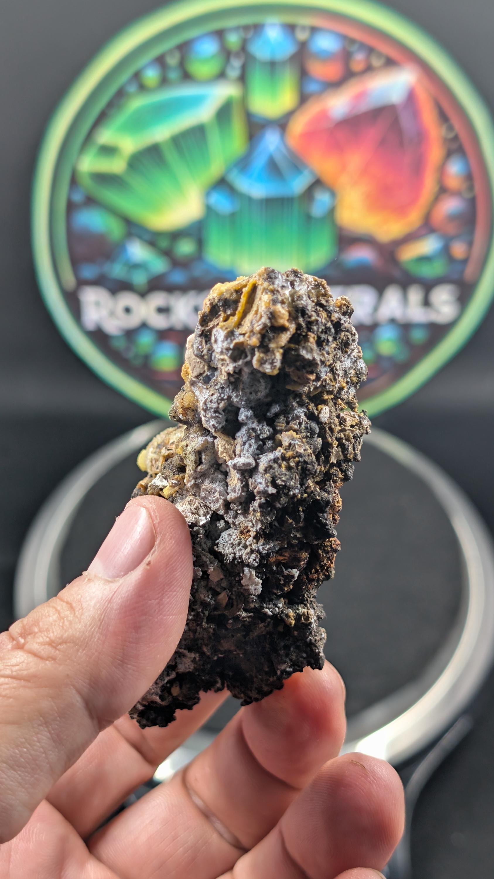 Zincite – Palmerton, Carbon County, Pennsylvania – Classic UV-Reactive Specimen by Sacred Alchemy Studios