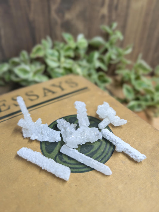 Prehnite – Mined in Quebec from the Jeffrey Mine – Stalactite Form - 50g