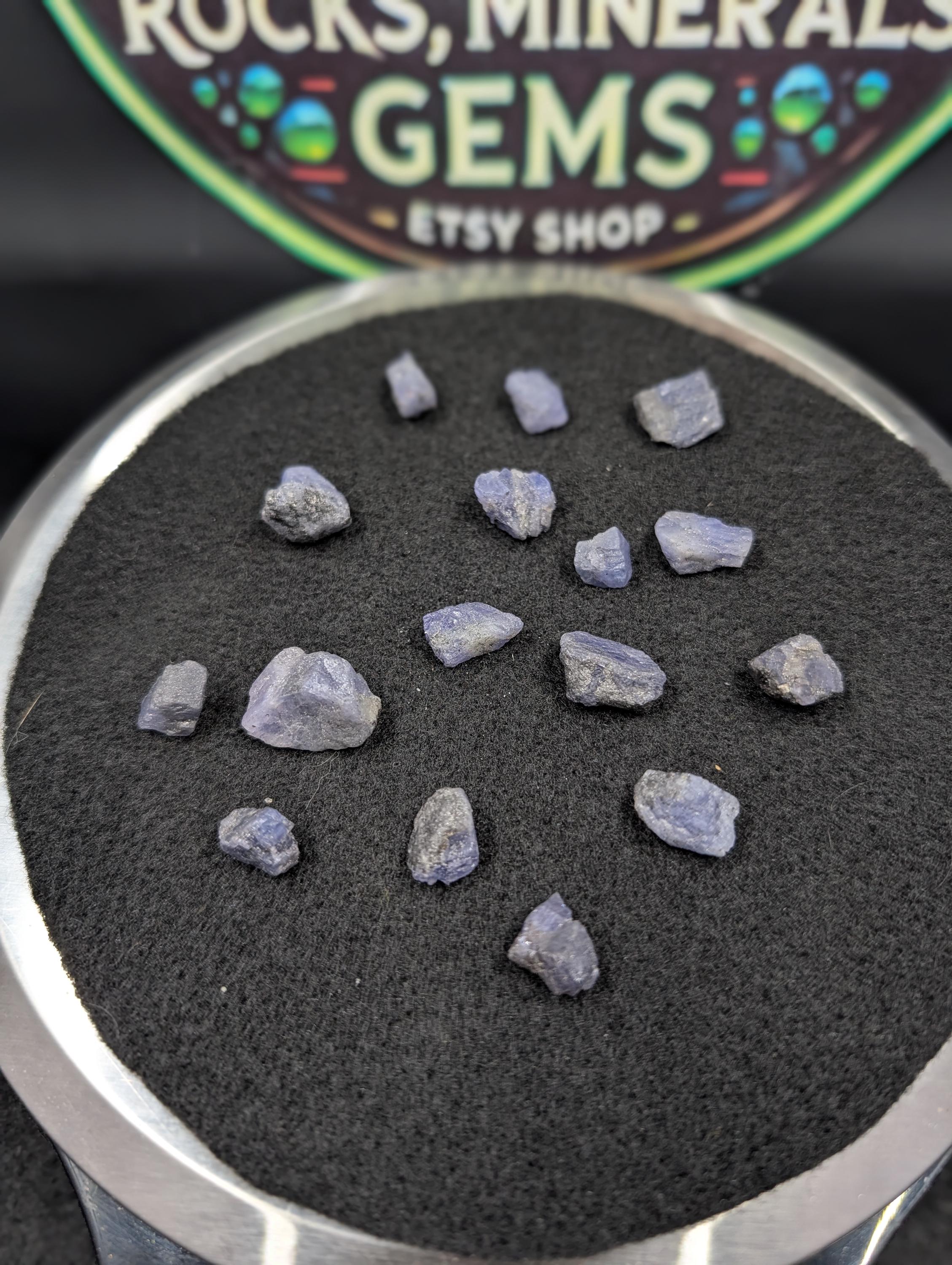 Tanzanite (Zoisite var. Tanzanite), Merelani, Arusha, Tanzania – 20 grams by Sacred Alchemy Studios