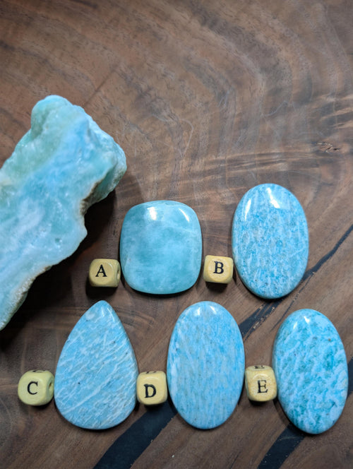 Amazonite - Colorado - 1 pc Cabochon B Only