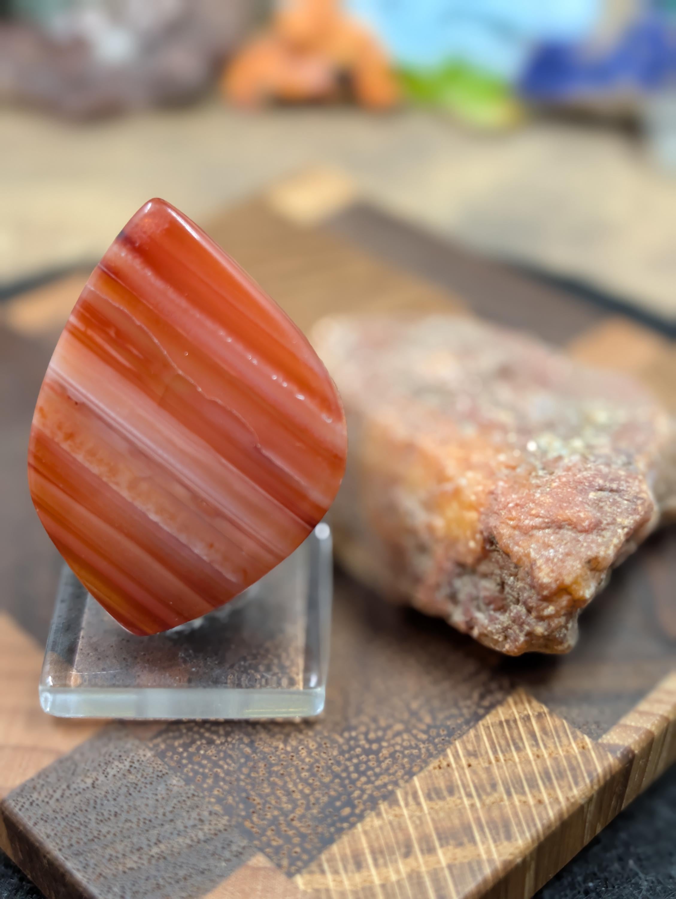 Carnelian - Morocco - 1 pc Cabochon by Sacred Alchemy Studios
