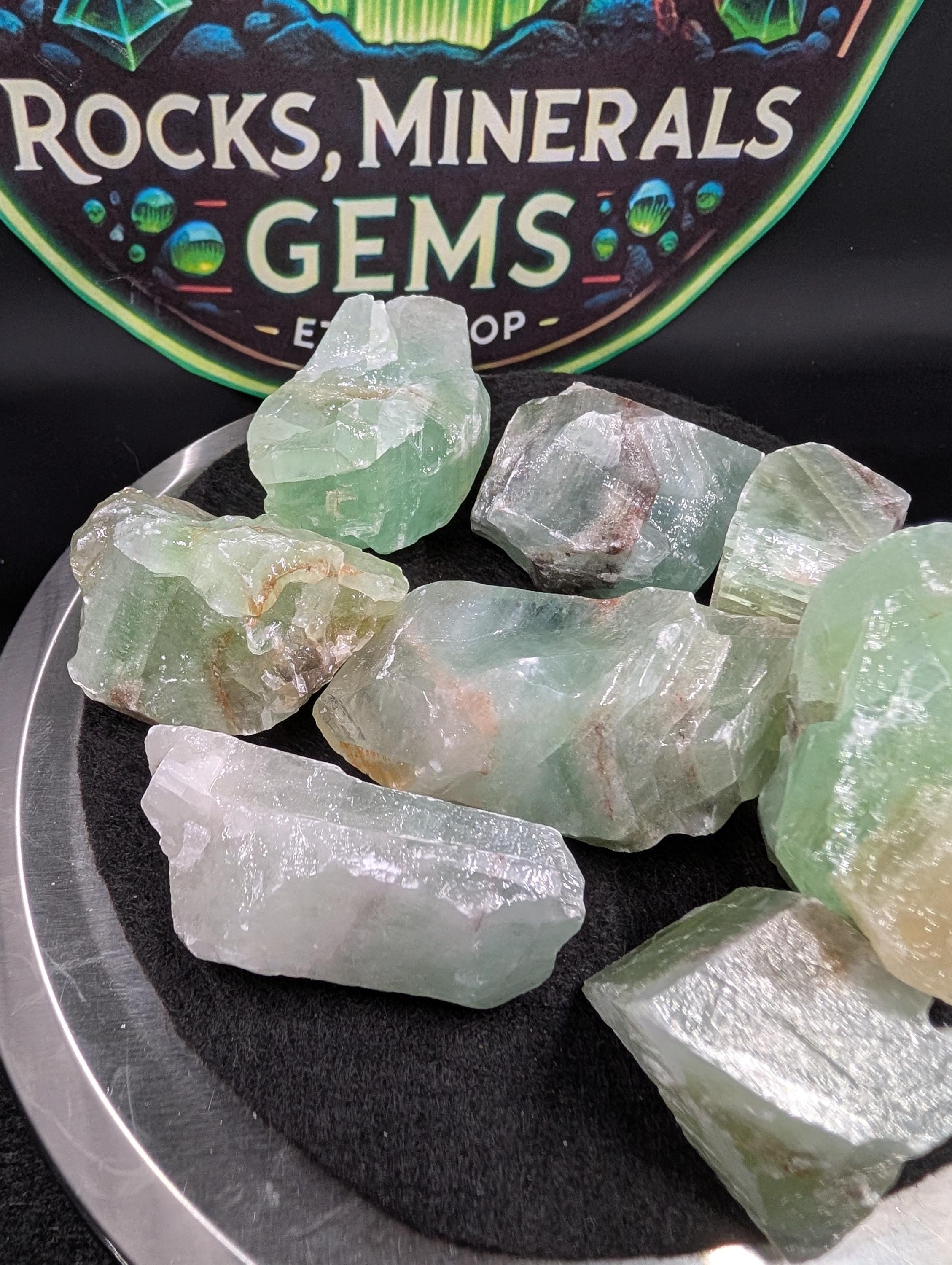 Calcite - Green Calcite – Mexico - Washed Stones - 1 pc by Sacred Alchemy Studios