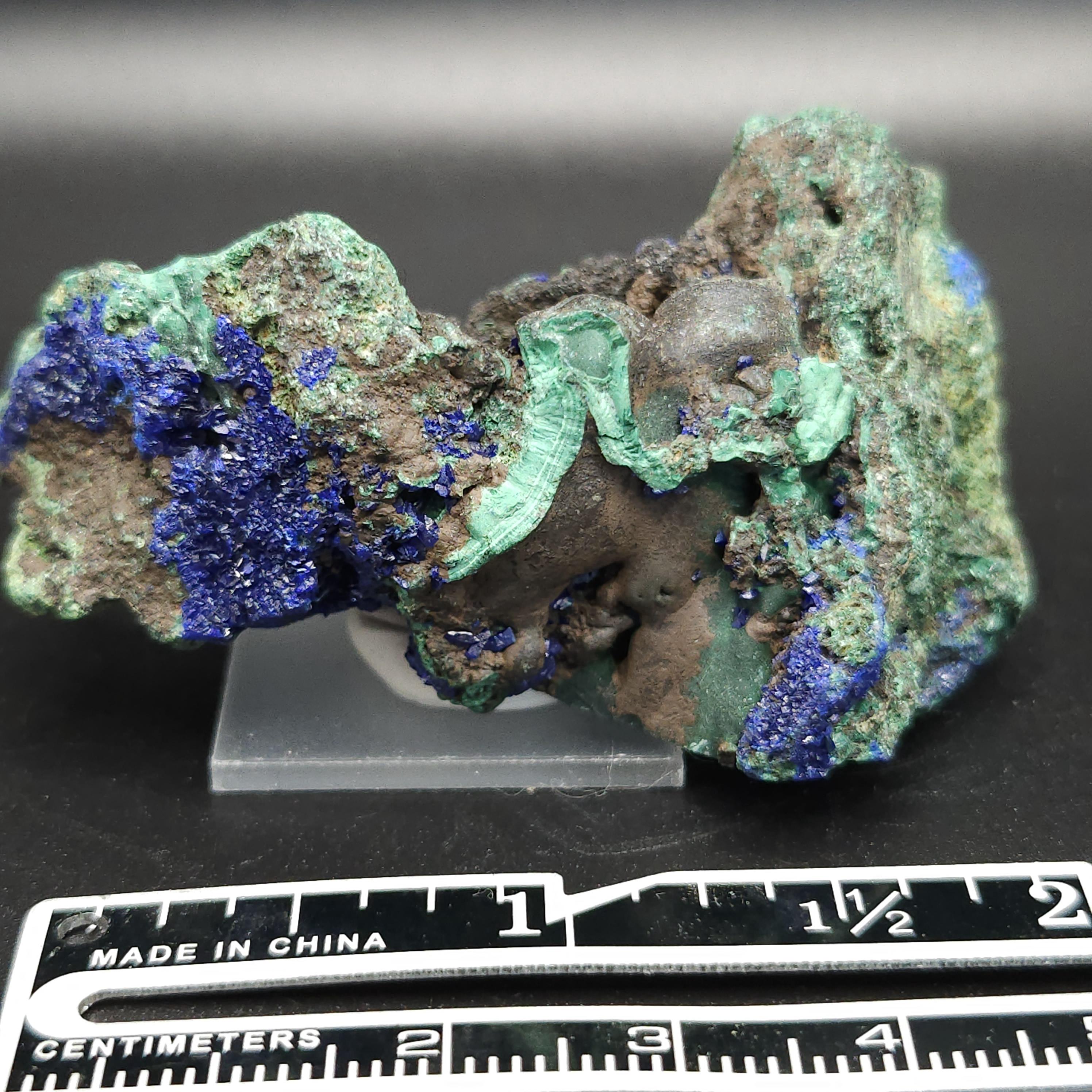 Azurite and Malachite – Morenci Mine, Greenlee County, Arizona by Sacred Alchemy Studios