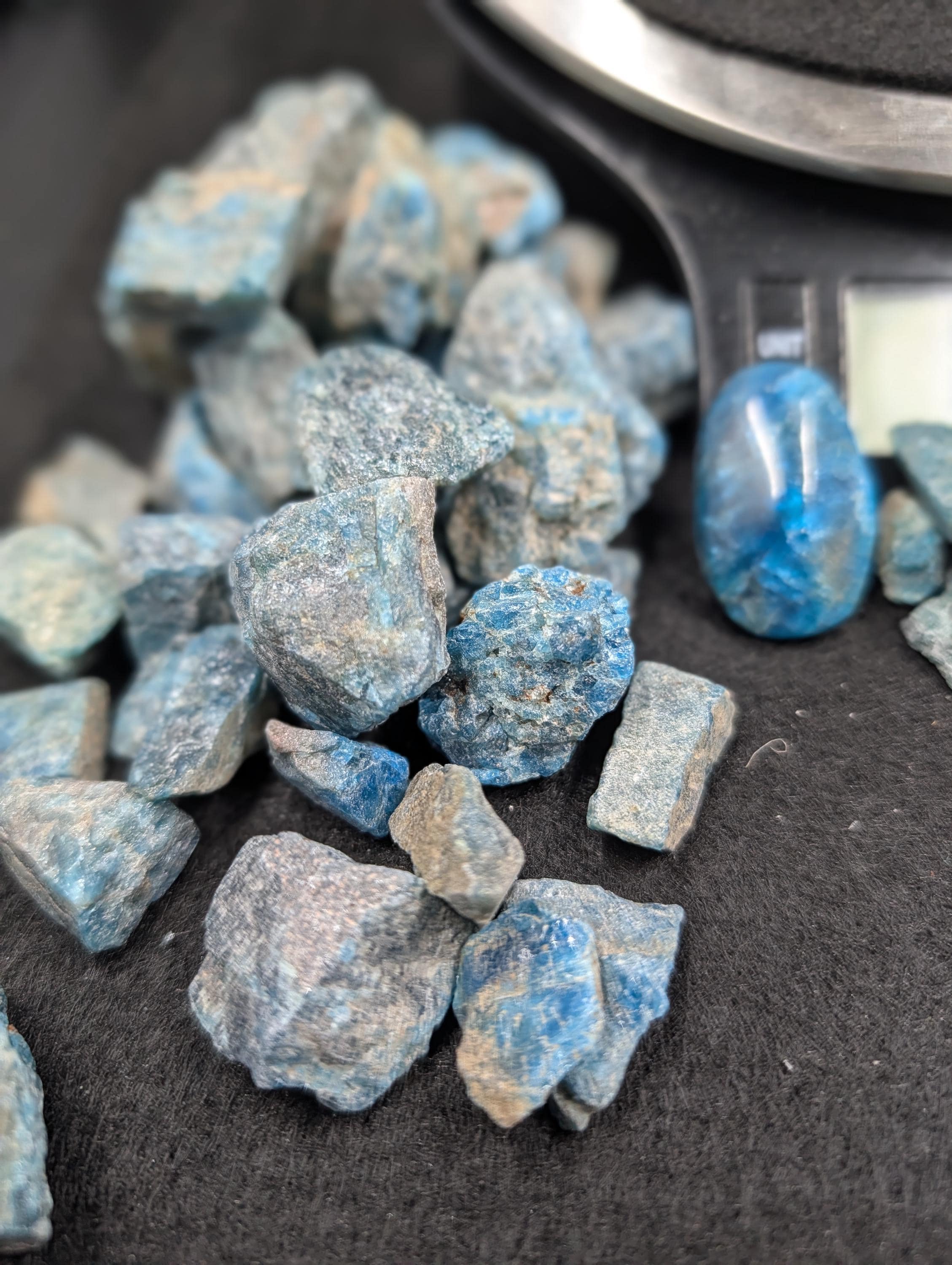 Blue Apatite – Brazil - 5 per 250g by Sacred Alchemy Studios