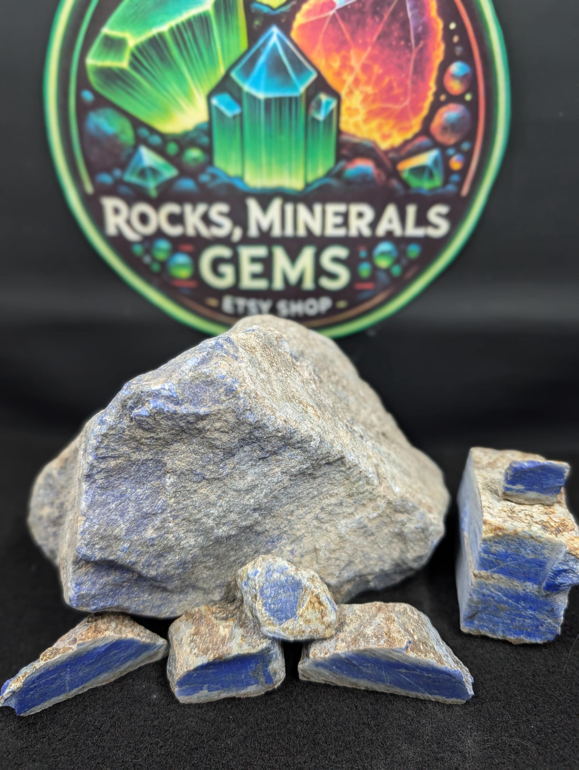 Lapis Lazuli – Afghanistan – Sar-e-Sang Mine - 450g by Sacred Alchemy Studios