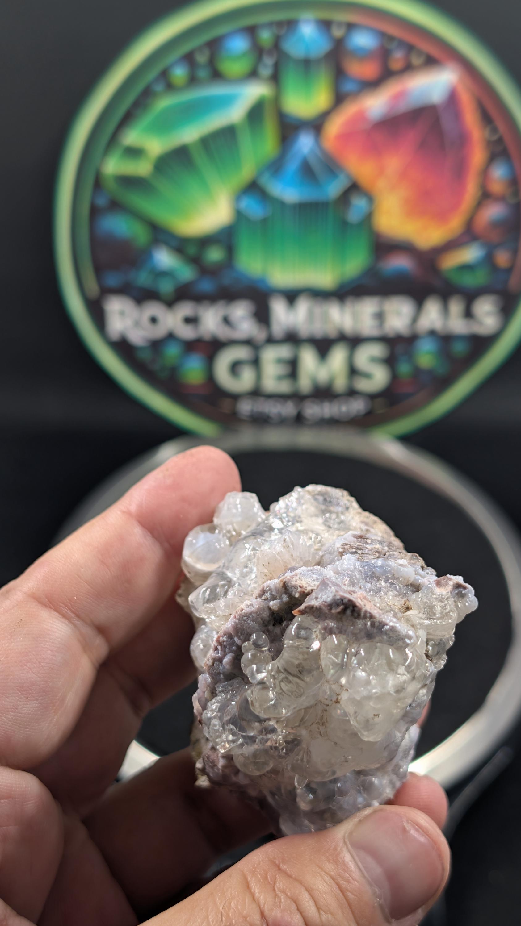 Hyalite Opal - Mexico - San Felipe - UV by Sacred Alchemy Studios
