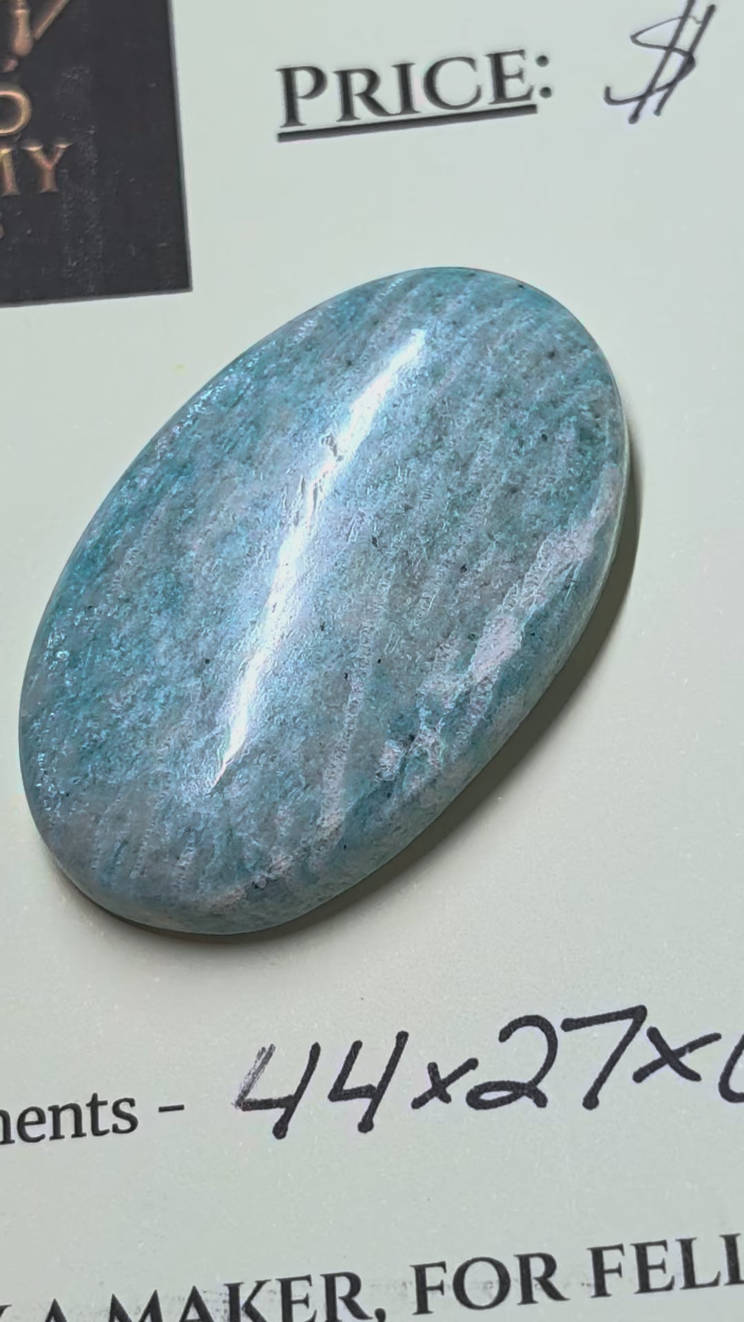 Amazonite Cabochon - Colorado