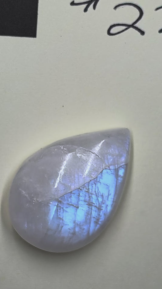 Moonstone – India – Cabochon - Hand-Cut