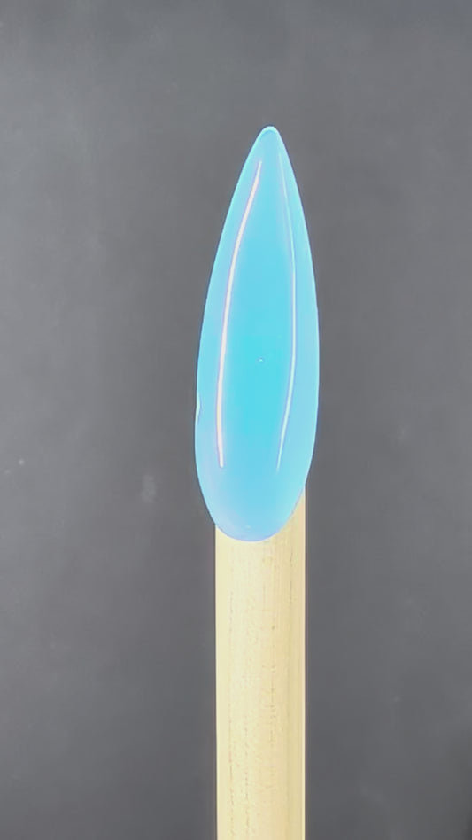 Chalcedony Cabochon - Blue - Dyed