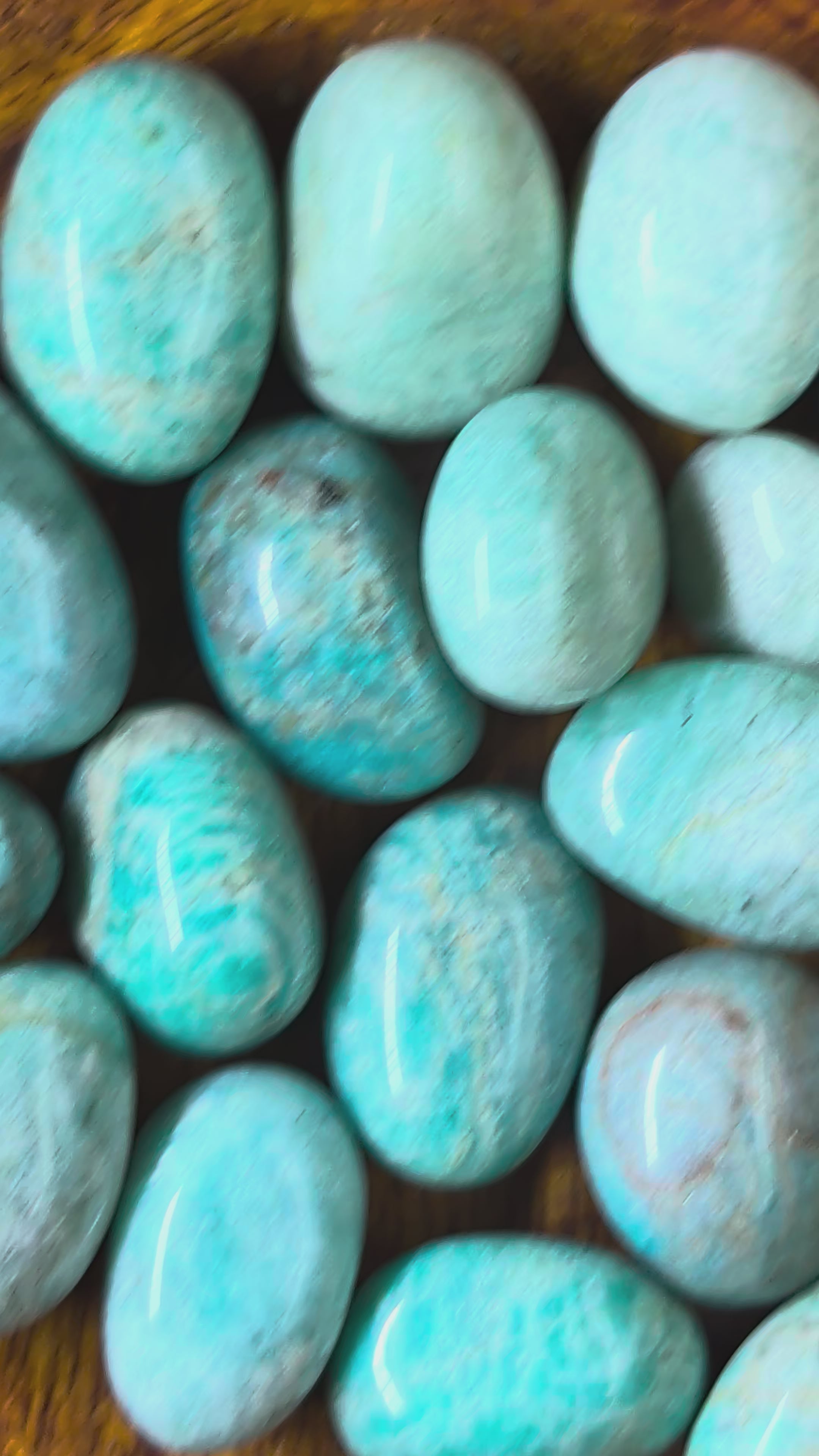 Amazonite – Mined in Colorado – Tumble Stones – Small Size - 100g