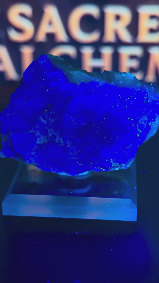 Fluorite with Calcite & Hematite – Sourced from the Uranus Mine, Germany