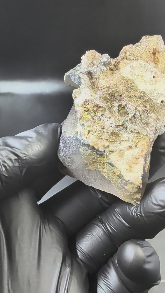 Hyalite Opal on Smoky Quartz – Zacatecas, Mexico – Super Rare