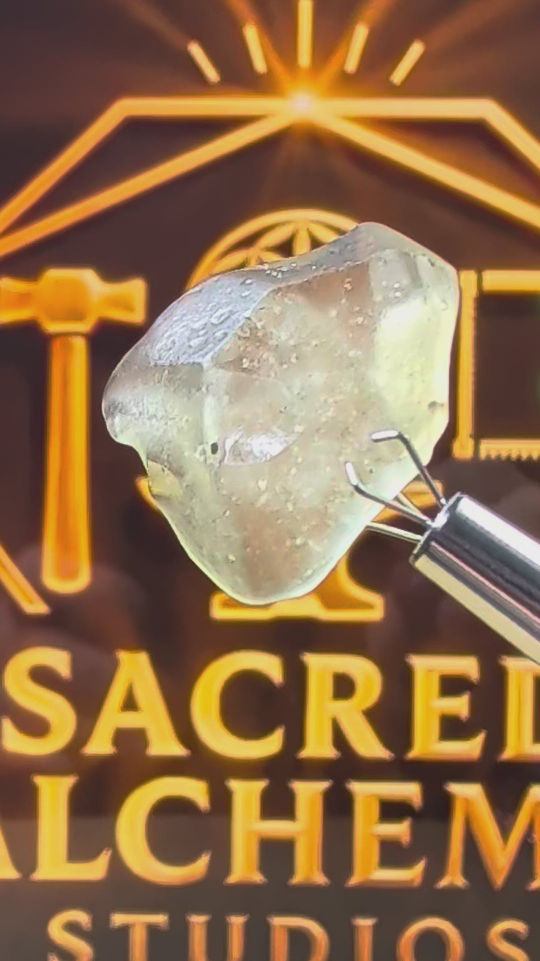 Libyan Desert Glass | Golden Tektite Specimen