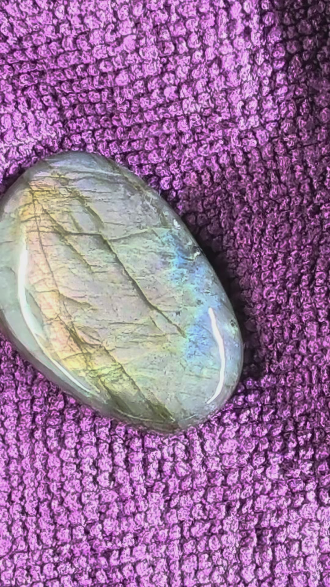 Labradorite Cabochon - Mined in Madagascar - Oval Shape