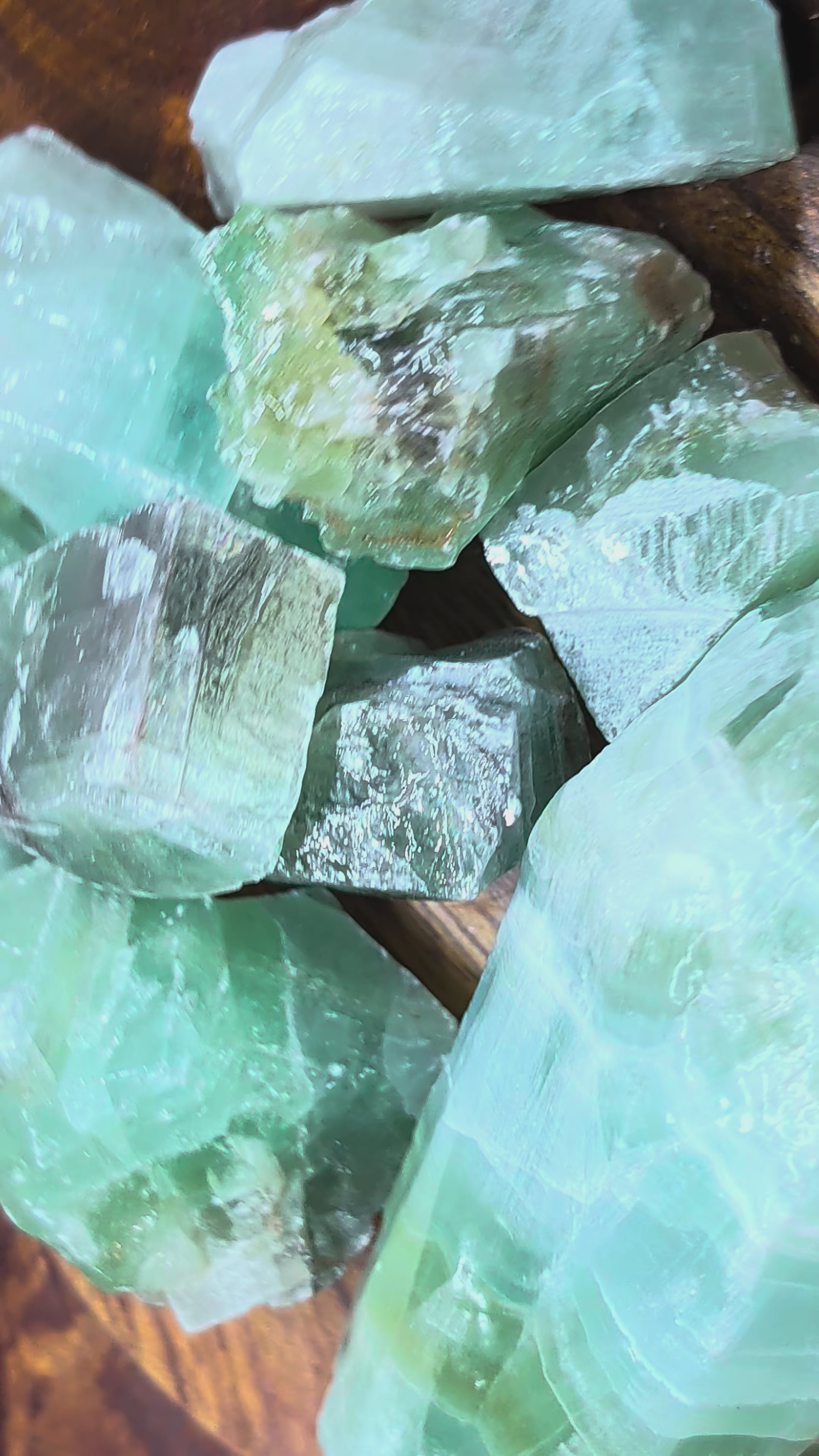 Calcite - Green Calcite – Mexico - Washed Stones - 1 pc