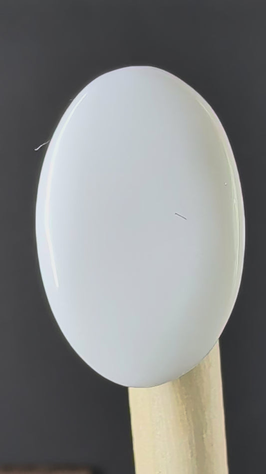 Chalcedony Cabochon - White - Natural