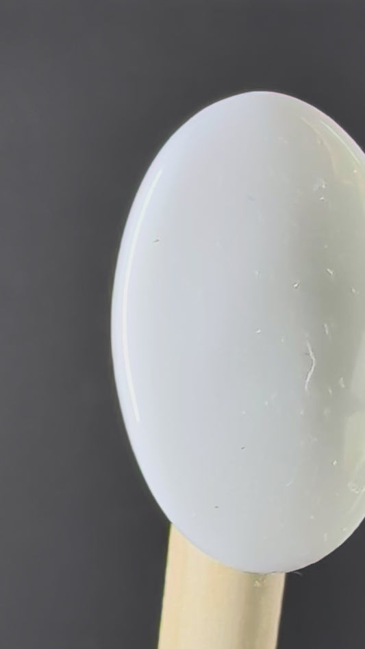 Chalcedony Cabochon - White - Natural