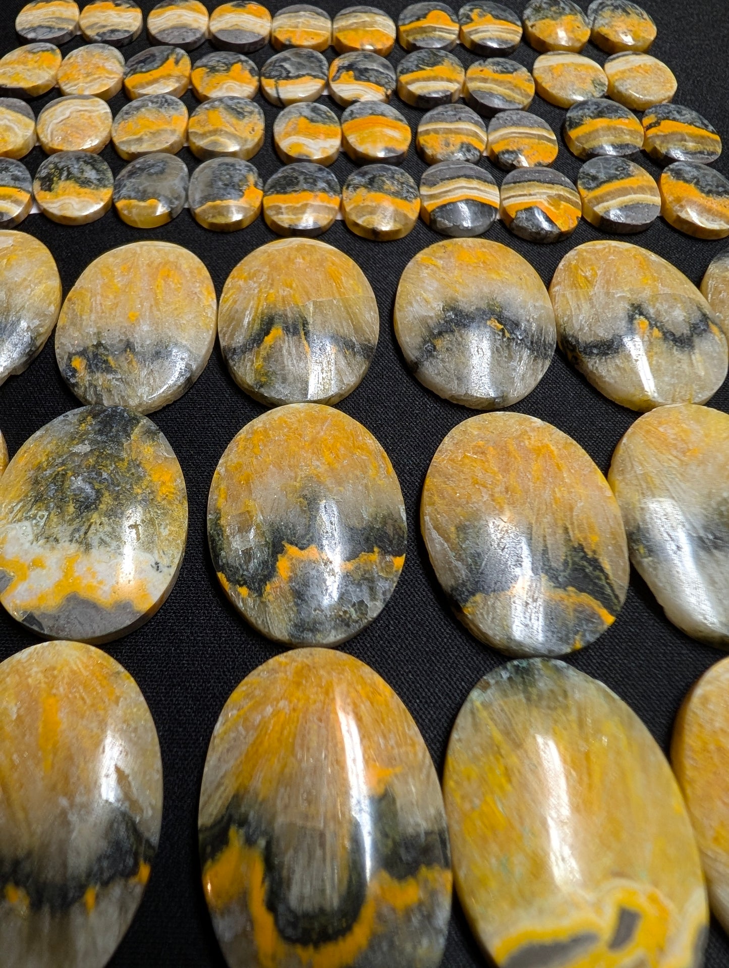 Oval Shape - Bumblebee Jasper - Design-Ready Calibrated Sets