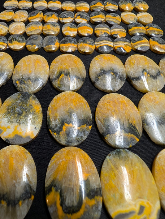 Oval Shape - Bumblebee Jasper - Design-Ready Calibrated Sets