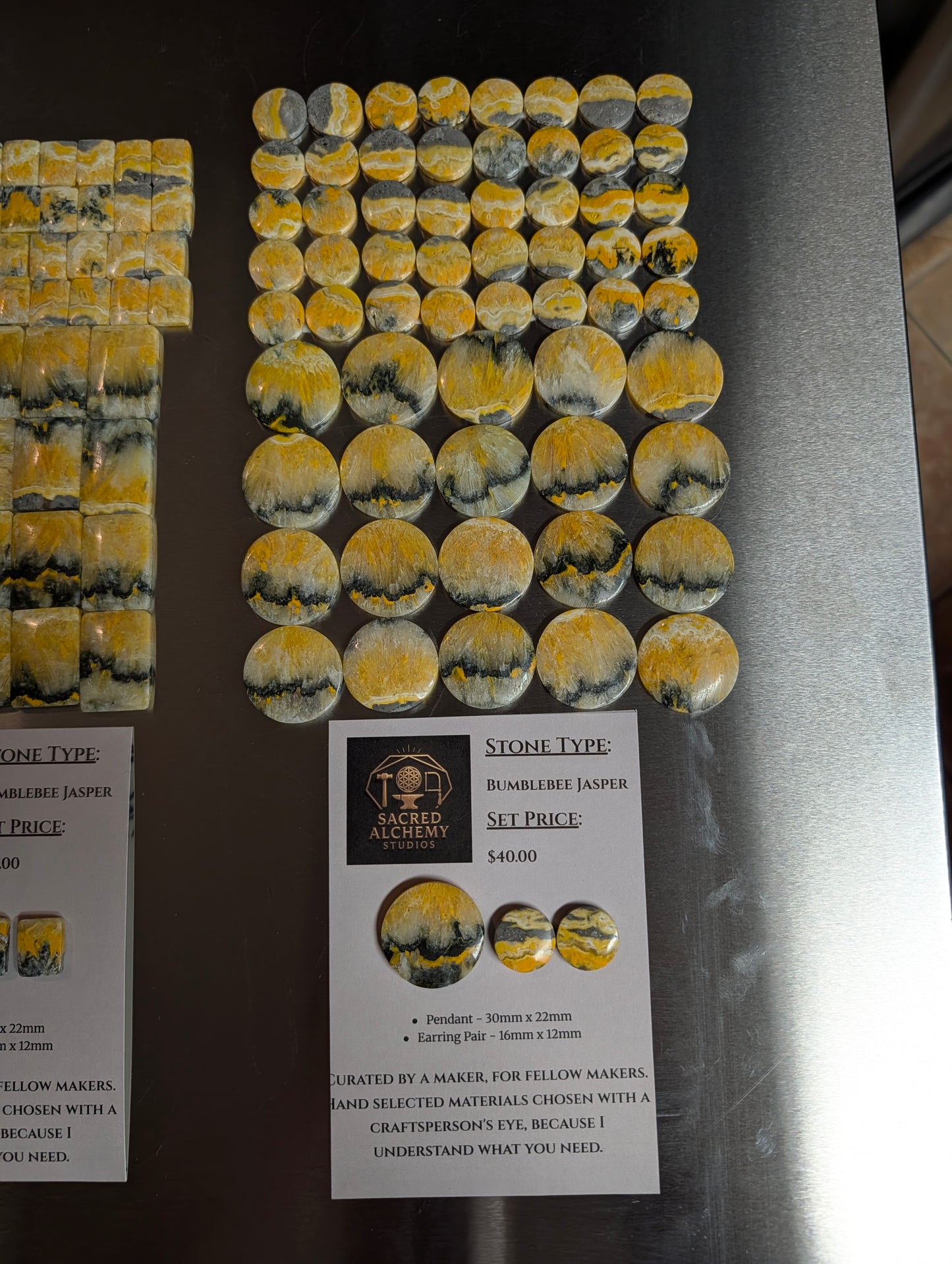 Circle Shape - Bumblebee Jasper - Design-Ready Calibrated Sets