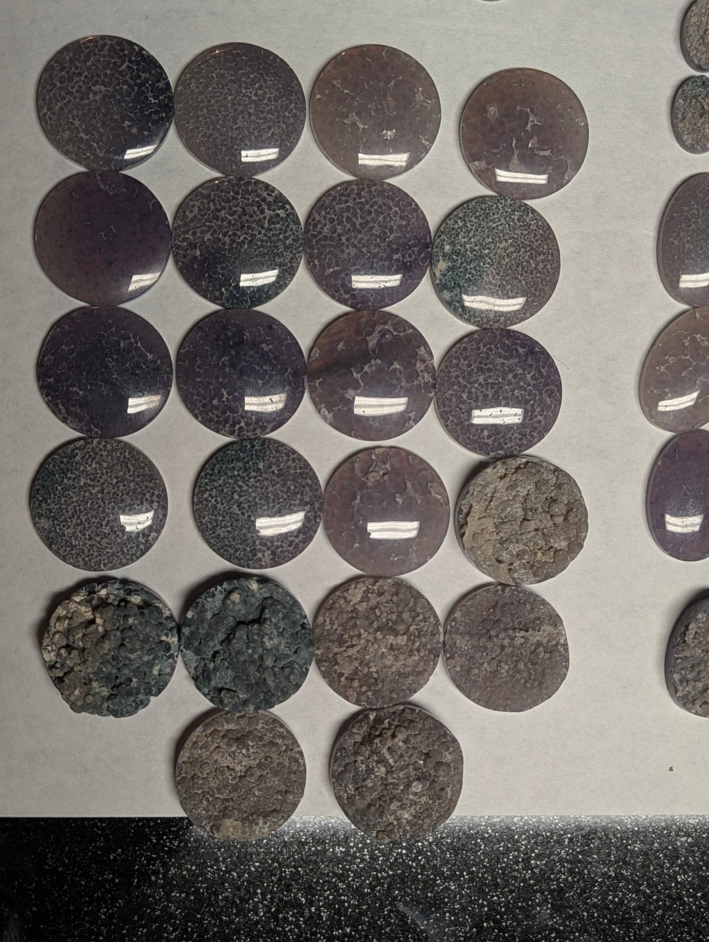 Circle Shape - Grape Agate - Design-Ready Calibrated Sets